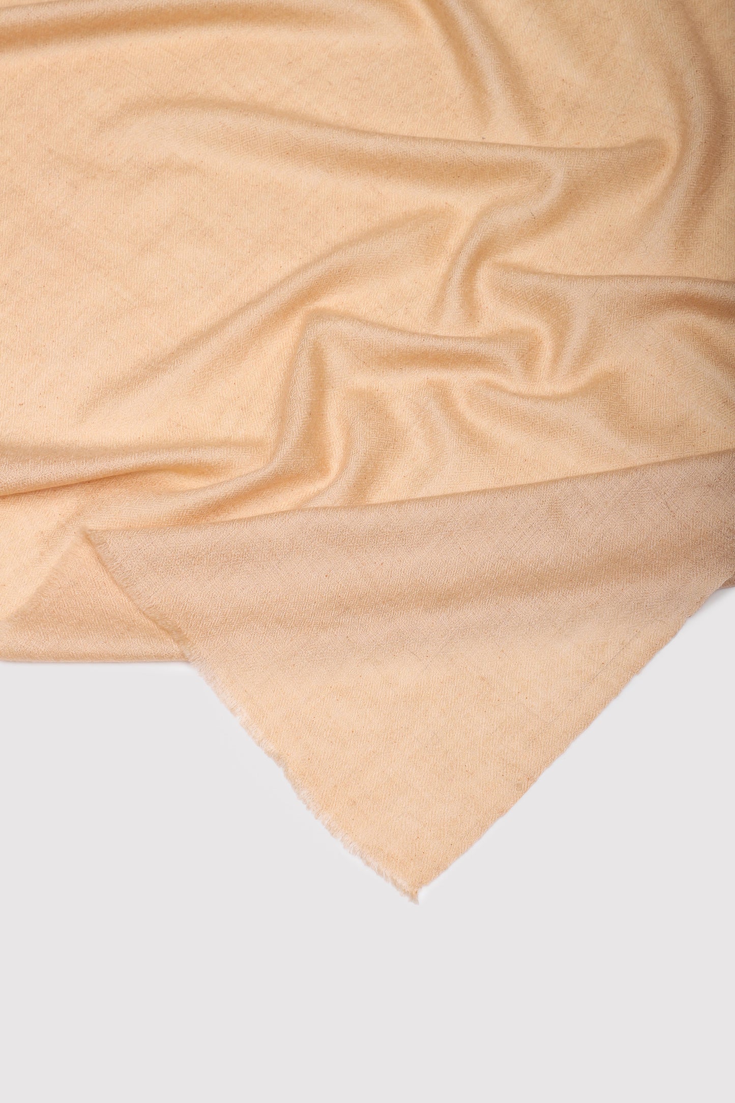 Classic Solid Cashmere Scarf - Beige