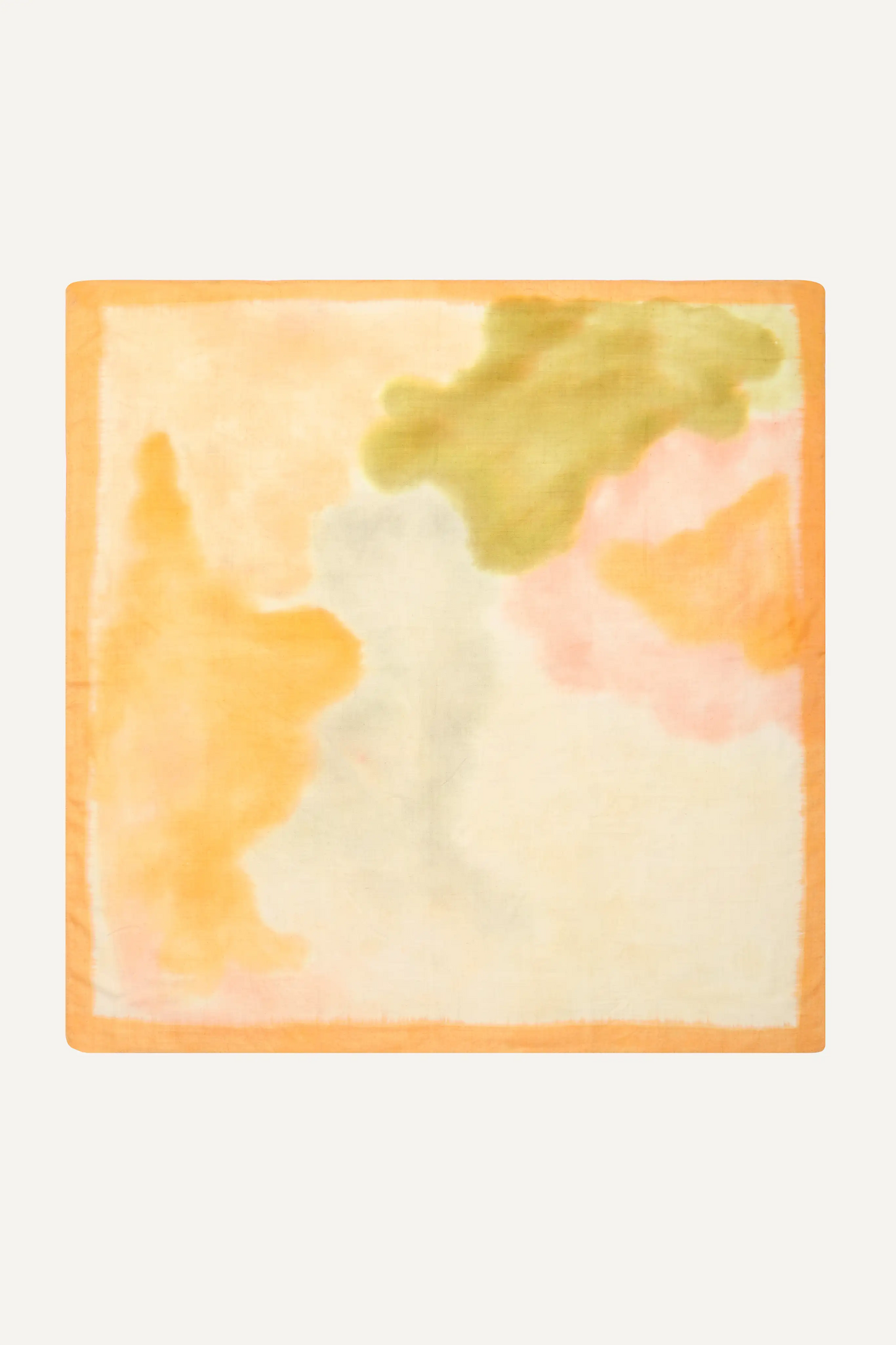 ABSTRACT - HANDPAINT SQUARE - SULPHUR COMBO