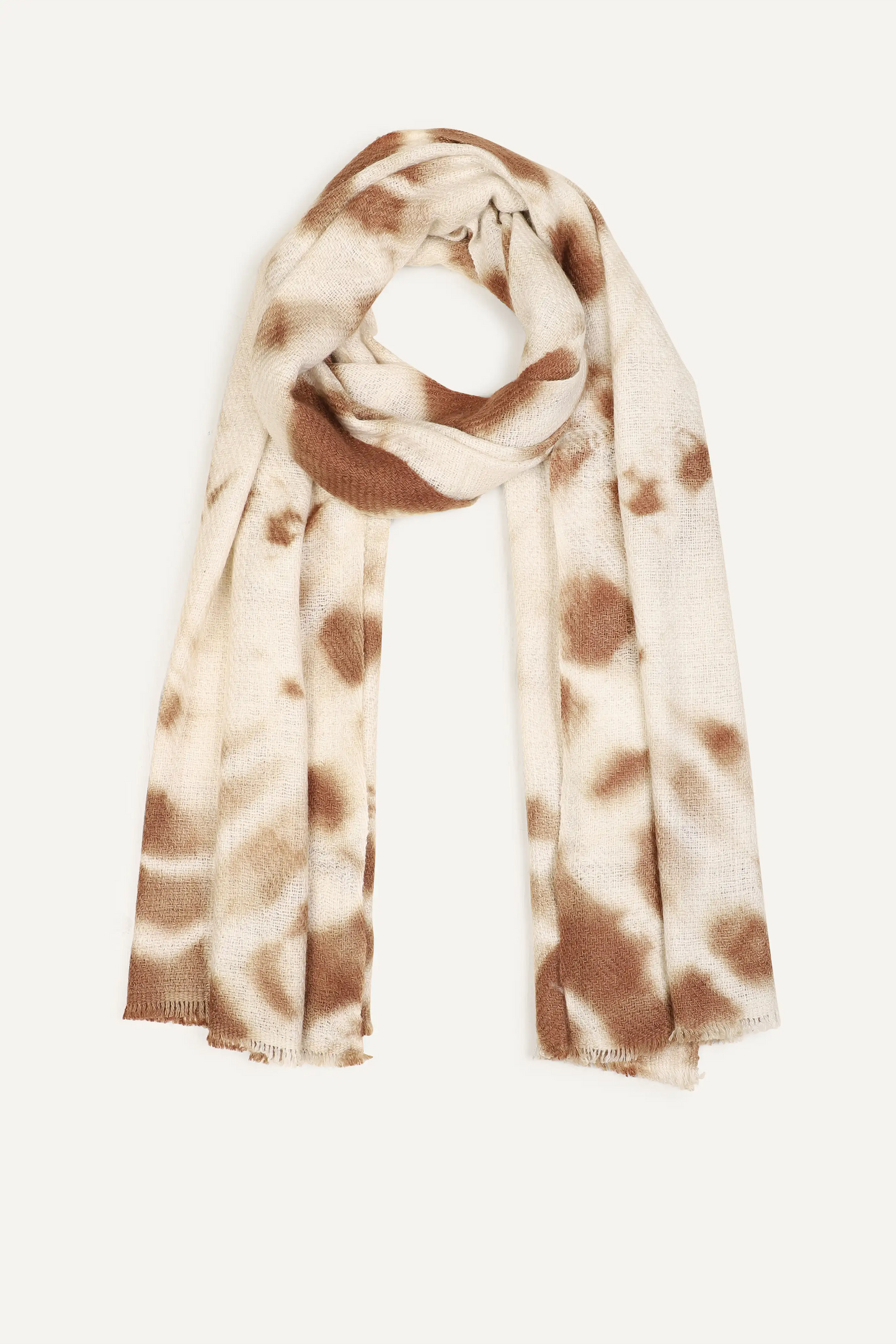 ILLUSION SCARF - BEIGE COMBO