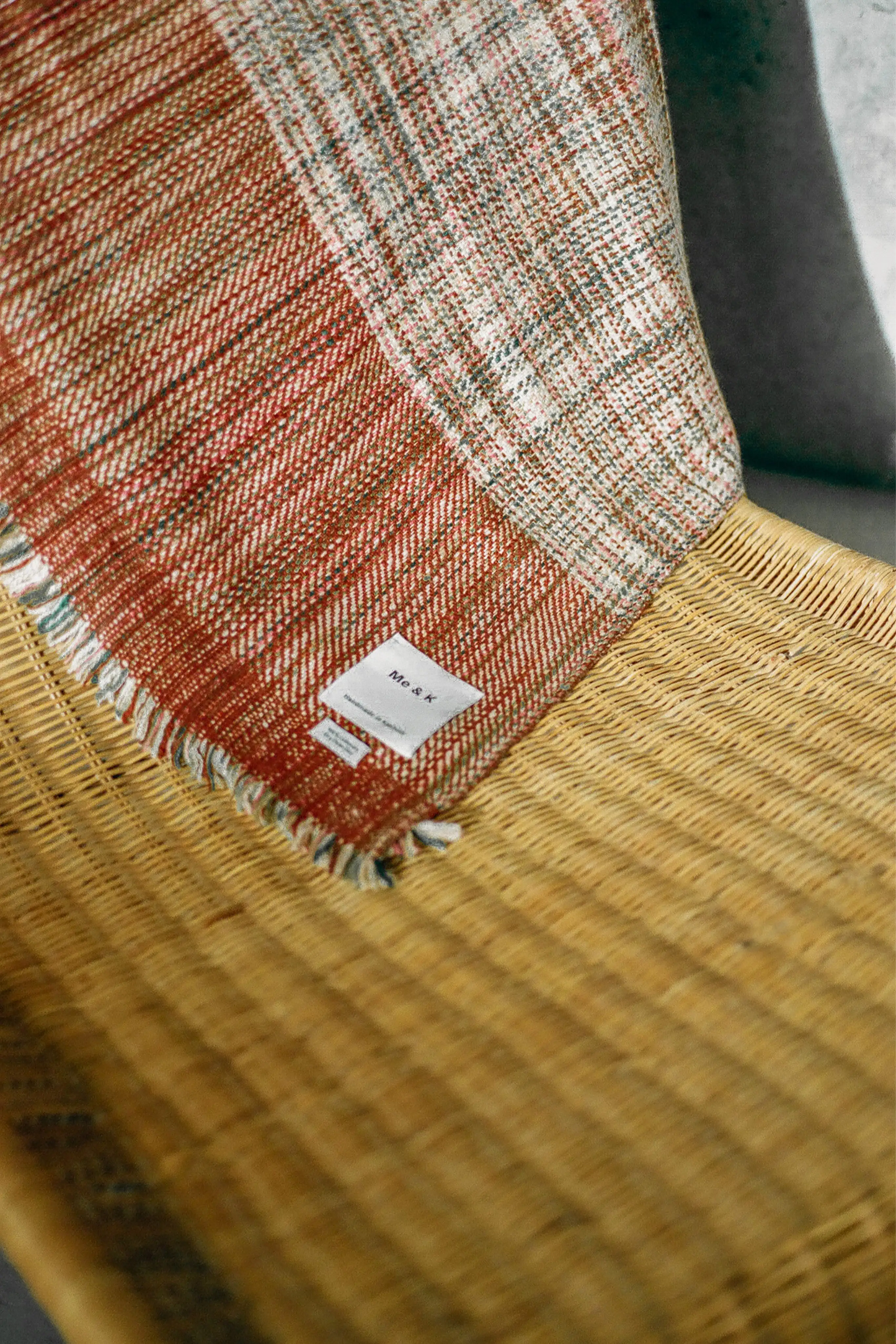 TEXTURED MULTICO - RED ORANGE COMBO