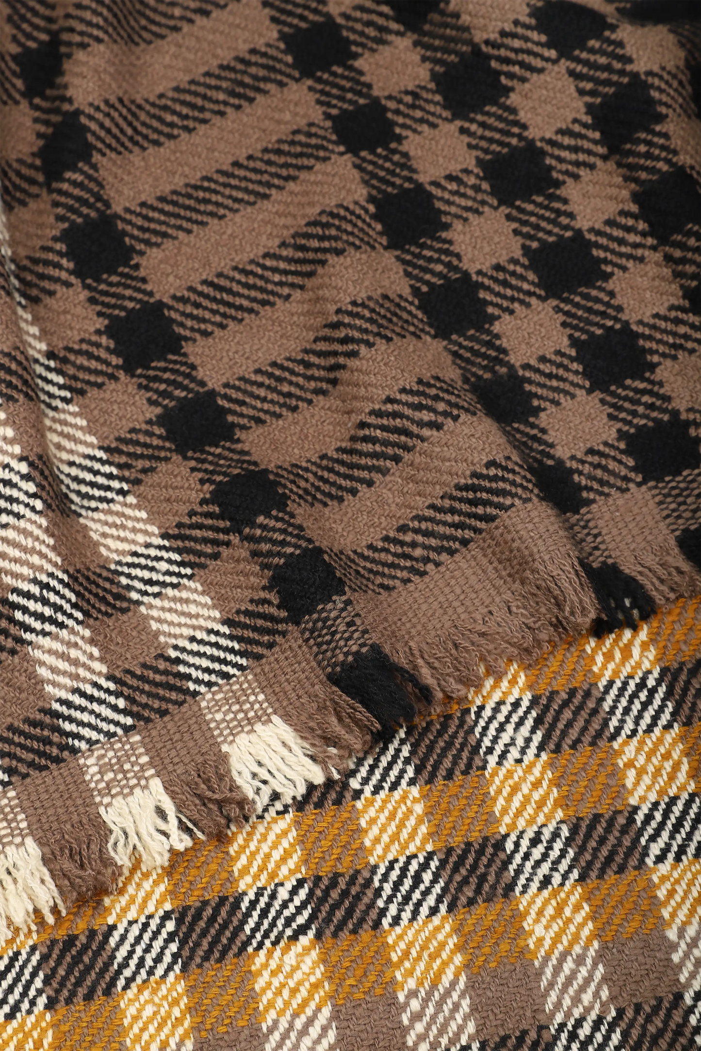 NATTE PLAID - BLACK