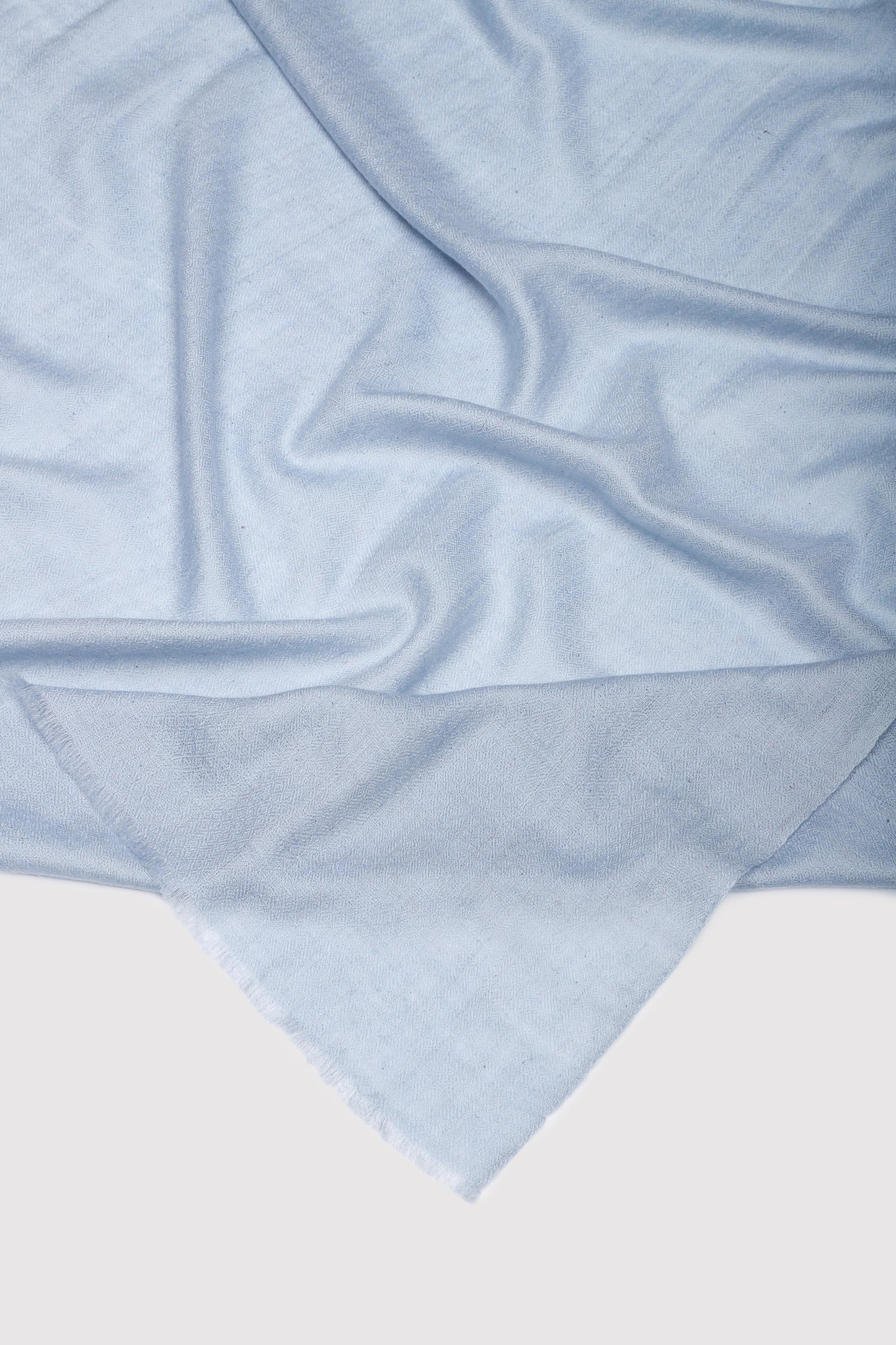 Classic Solid Cashmere Scarf - Blue