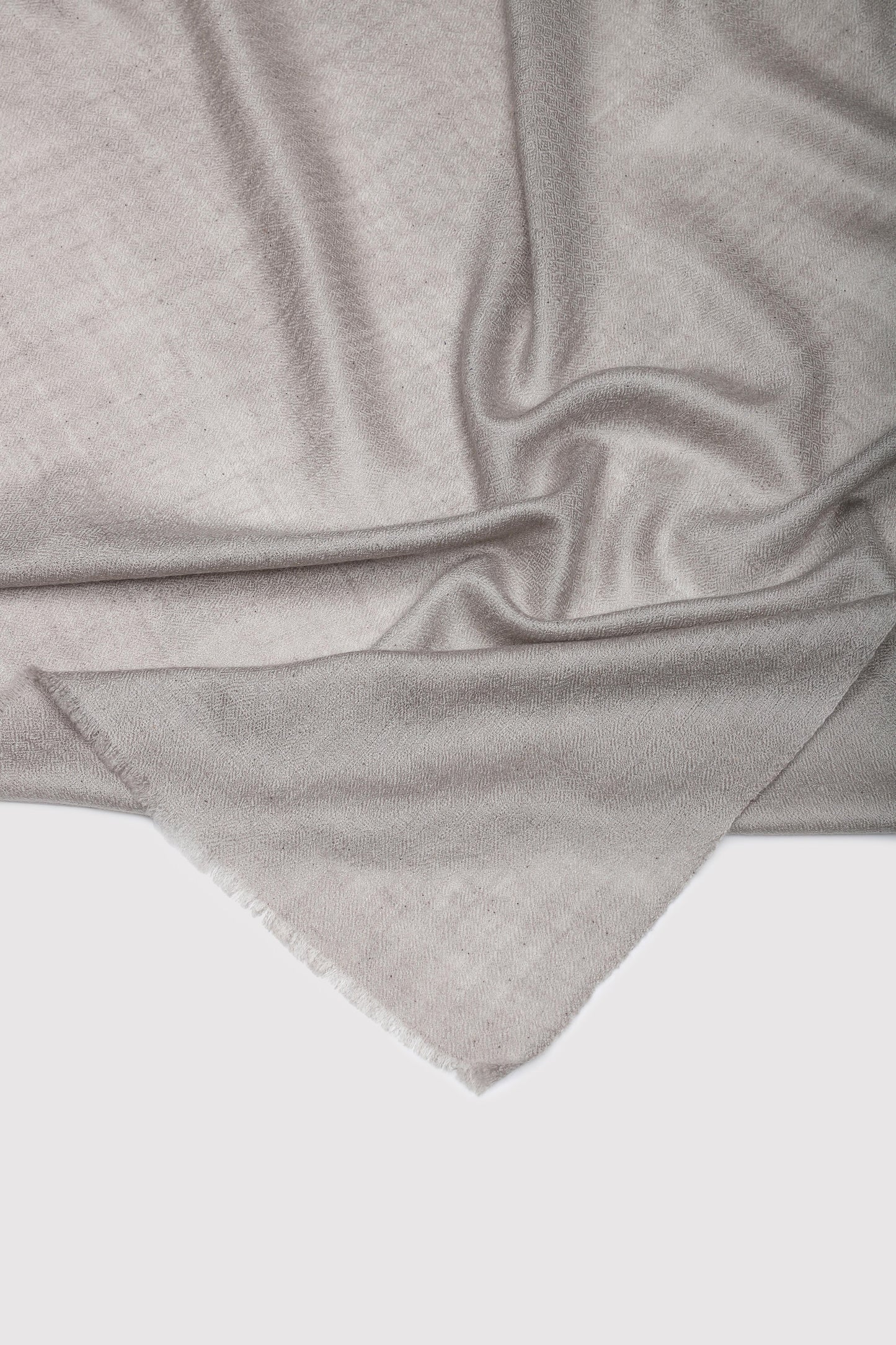Classic Solid Cashmere Scarf - Grey