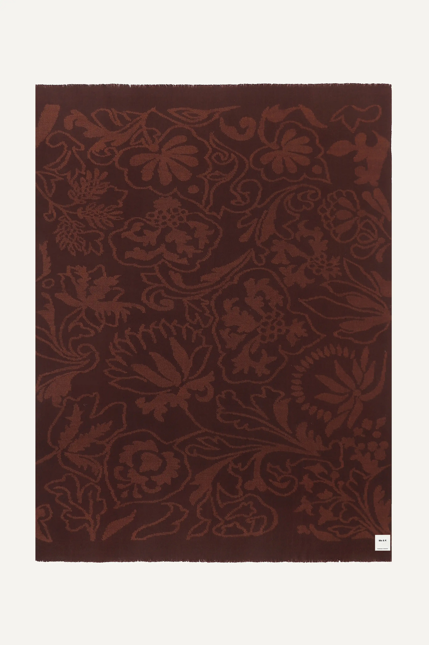 KAANI THROW - BROWN FLOWER