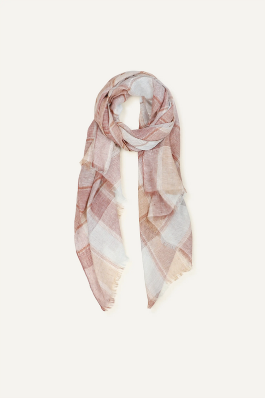 MADRAS FOULARD - BROWN COMBO