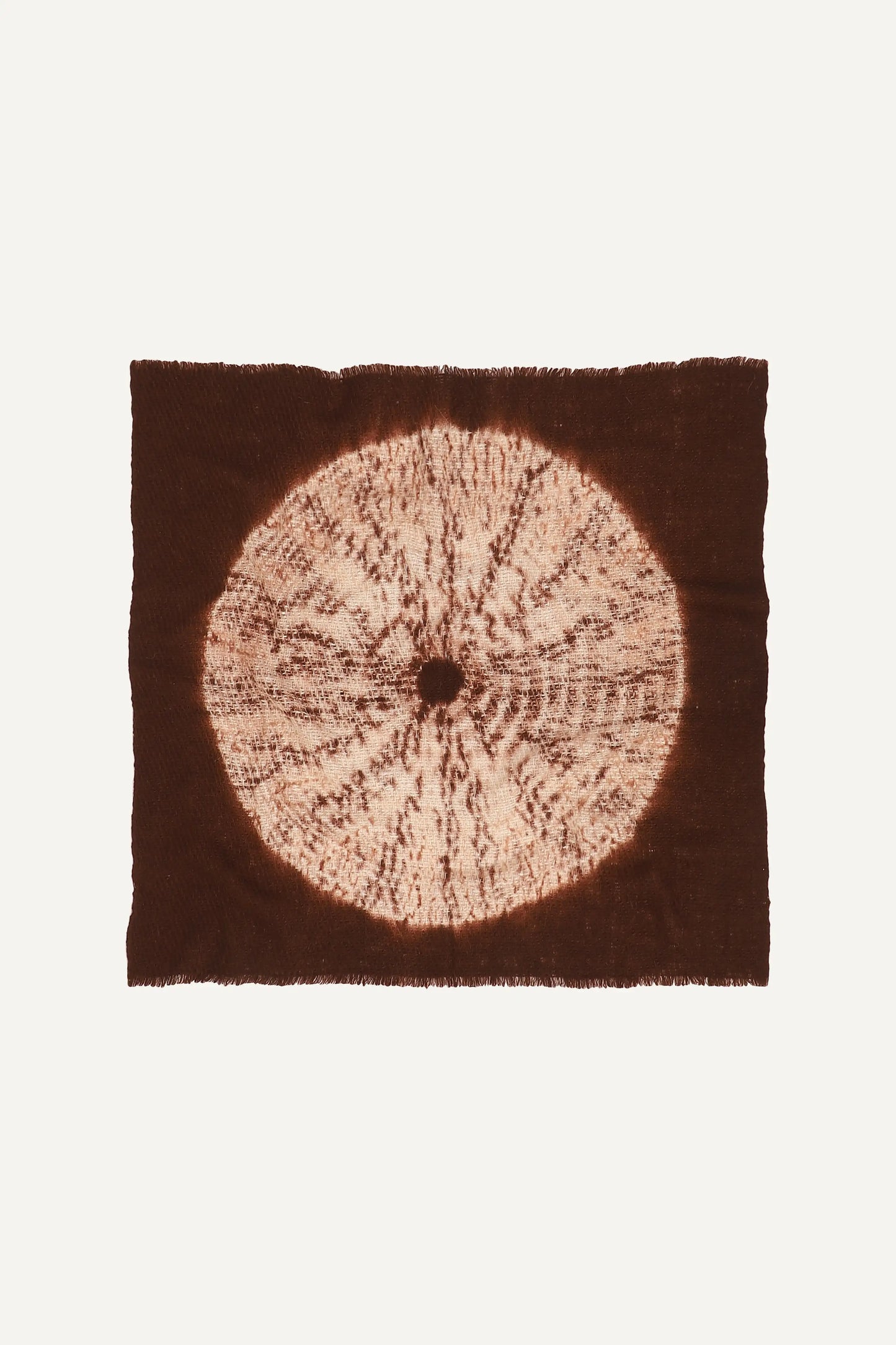 CIRCLE SHIBORI SQUARE - BROWN COMBO