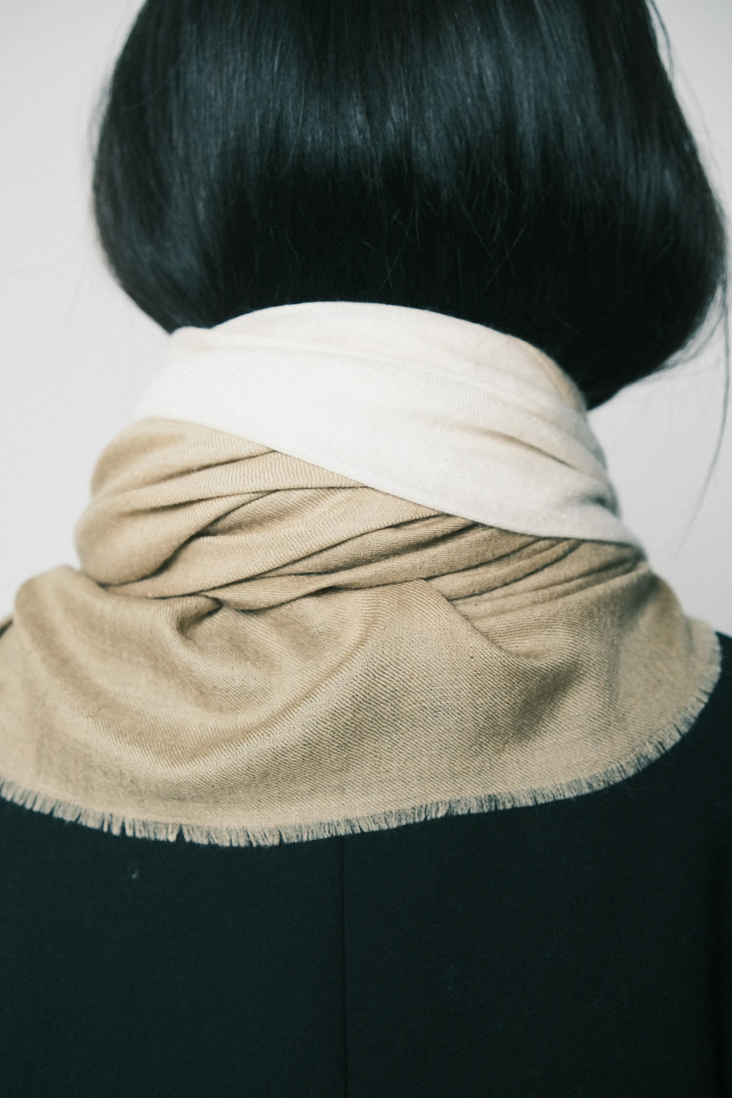 SHADED FOULARD - BEIGE COMBO