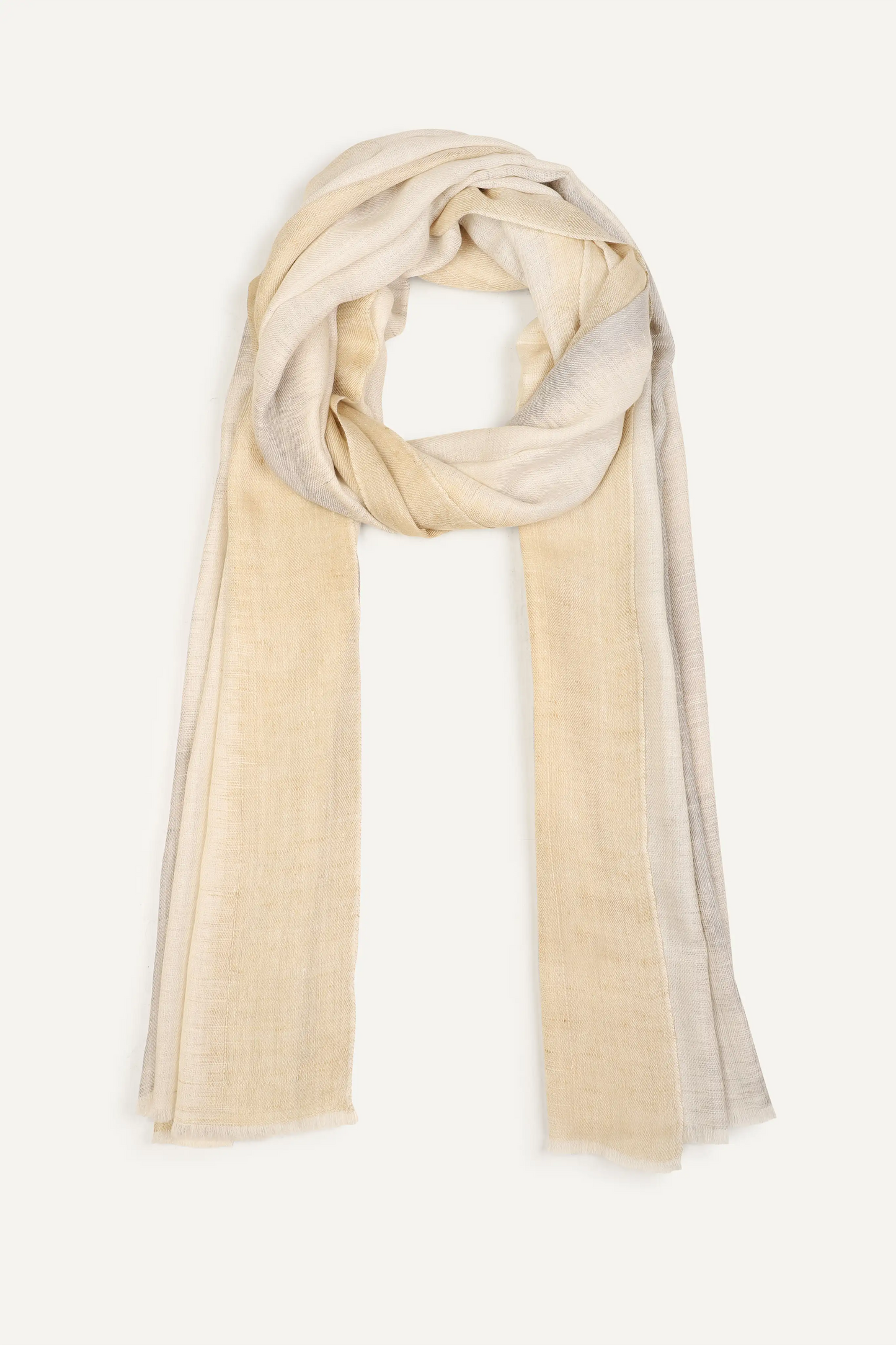 SHADED IKAT FOULARD - SAND COMBO